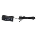 thumbnail image 4 of Milaget Automotive Car Voltmeter Digital Display 12V Accessories Weight Premium White, 4 of 8