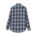 thumbnail image 4 of lnmuld 3PCS Cute Tops for Teens Long Sleeve Plaid Shirt for Girls Boys Kids Classic Button Down Top Comfortable Casual Blouse for Children Youth Size:15-16 Years, 4 of 8
