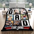 thumbnail image 4 of Custom Blanket Christmas Blanket Gifts for Women/Men/Mom/Dad/Girls/Kids Multiple Colors Sizes Soft Flannel Personalized Customized Blankets with Photos Text Thanksgiving Birthday Presents, 4 of 6