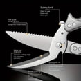 thumbnail image 4 of axGear Ciseaux de Cuisine Cisailles Robustes Ultra Tranchantes en Acier Inoxydable Coupe Multifonction, 4 of 8