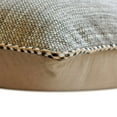 thumbnail image 2 of The HomeCentric Decorative Sage & Beige 22"x22" (55x55 cm) Throw Pillows, Jute Lace & Moroccan Throw Pillows For Couch, Solid Pattern Contemporary Style - Sage Jute, 2 of 3