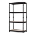 thumbnail image 1 of Baxton Studio BR10-Black-Shelf Cody Black Metal 4-Shelf Multipurpose Shelving Rack, 1 of 7