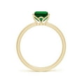 thumbnail image 2 of ANGARA Lab Grown 2.25 Ct Solitaire Emerald-Cut Emerald Classic Engagement Ring for Women in 14K Yellow Gold (Size-9x7mm) | May Birthstone, Anniversary, Jewelry Gift for Women | Lab-Grown Emerald Ring, 2 of 9
