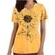thumbnail image 2 of Fiudx Camisetas para Mujer Top de Enfermera Informal con Cuello En V y Manga Corta con Bolsillo Estampado para Mujer, 2 of 5