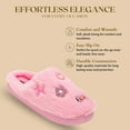 thumbnail image 4 of Kensie Womens' Slippers – Cozy House Slippers for Women, Soft and Fuzzy Indoor Slippers, 4 of 9