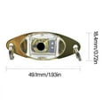 thumbnail image 5 of LED Fishing Light Attractants Lures for Night Fishing Freshwater Saltwater Eye LED Underwater Fishing Light, 5 of 8