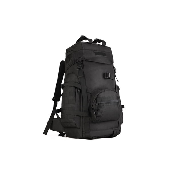 Soidarity para deportes al aire libre Bolsa grande impermeable Multi bolsillo Hombros Mochilas ajustables de gran capacidad Supervivencia Mochilas de mochilero Negro Soidarity OD023066-01