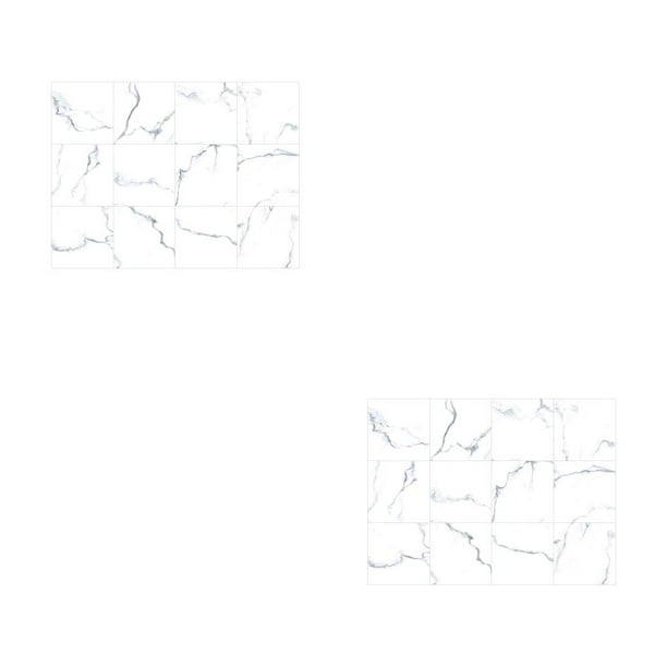Yuarrent Adhesivo de suelo, papel tapiz impermeable de PVC para el hogar, azulejos autoadhesivos lavables resistentes al aceite, decoraciones para muebles Type1 NO1 Yuarrent CBP496446