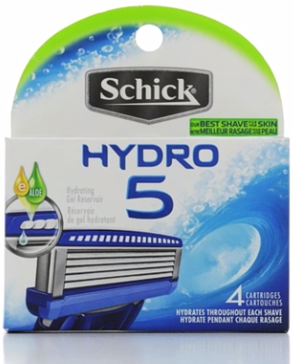 Schick Hydro 5 Cartridges 4 Each (Pack of 2)