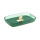 thumbnail image 4 of Bandeja de Servicio Bandeja de Comida Bandeja Decorativa Bandeja de Frutas para Gabinete Dormitorio Hogar Escritorio Cocina , Verde Con Drenaje Soledad Bandeja de servir, 4 of 10