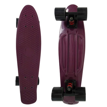 veZve Mini Cruiser Skateboard Complete for Kids Boys Girls, 22 inch, (Best Skateboard On The Market)