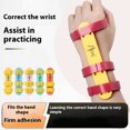 thumbnail image 3 of 4/4-1/2 Violin Hand Corrector Ayuda la muñeca Accesorios enseñanza () Amarillo, 3 of 9