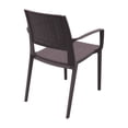 thumbnail image 2 of Compamia Capri Resin Patio Dining Arm Chair in Brown, 2 of 9