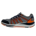 thumbnail image 4 of Drew Player Men Walk Athletic Shoe In Navy/orange Mesh Combo, 4 of 7