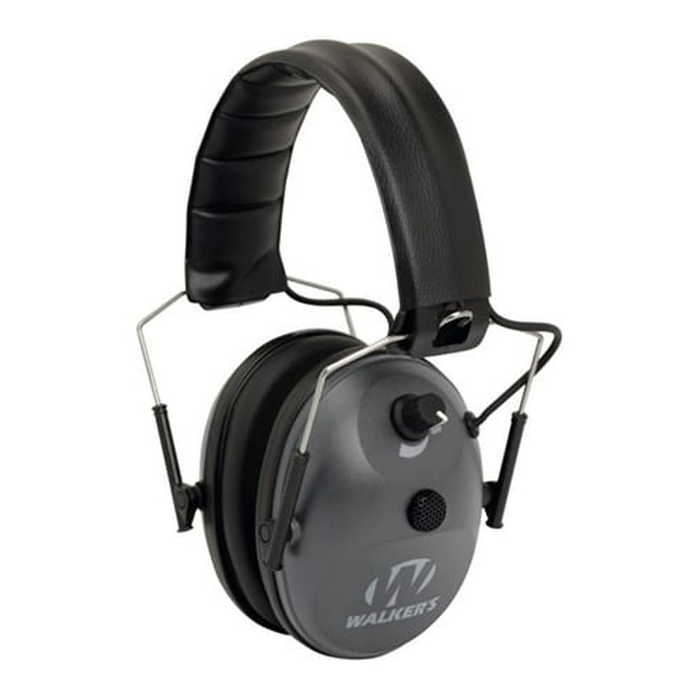 Walker's Single Mic Electronic Hunting Hearing Enhancement Muff, 22 NRR
