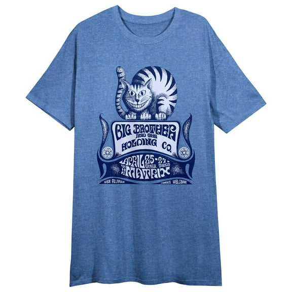 Big Brother & the Holding Company Big Brother Women's Blue Night Shirt-Large