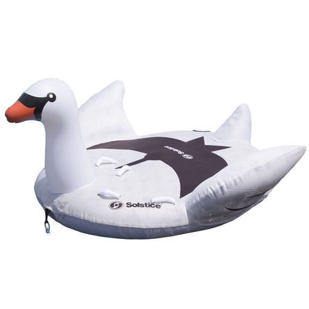 Solstice Swan Waterskiing Towable Inflatable Raft 1-2 Persons