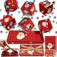 thumbnail image 1 of Christmas Money Gift Surprise Box DIY Explosion Jumping Box Set, Creative Hidden Gift Reveal Box, Durable Surprise Gift Packaging for Birthday Christmas Wedding Party Celebration, 1 of 2