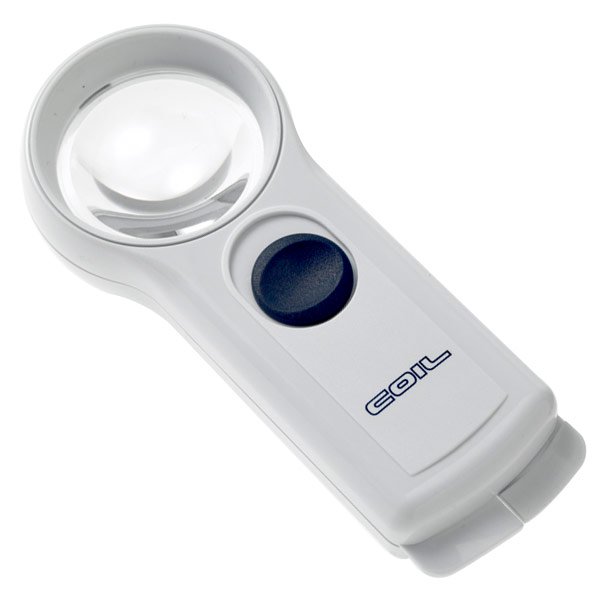 Coil HandHeld LED Illuminated Magnifier 7X 24D