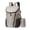 Grey, variant on Ruyang Water Proof Foldable Backpack Outdoor Portable Solid Sports Backpack Hiking Traveling Custom Bag with Water Bottle Holder