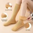 thumbnail image 2 of JIANFANG Thermal Warm Soft Cozy Fluffy Socks for Women, Extreme Cold Weather Thick Heated Socks, Plush Winter Gifts for Women, 2 of 7