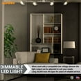 thumbnail image 7 of Sunlite 81146 32” LED 4-Light Adjustable Track Light Fixture, 23 Watts (100W=), 1200 Lumens, 3000K Warm White, 120 Volts, Dimmable, ETL Listed, Chrome, For Residential & Commercial Use, 7 of 7