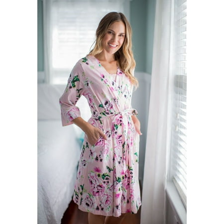 

Baby Be Mine Maternity Labor Delivery Nursing Robe Hospital Bag Must Have Nursing Robe Maternity Robe Maternity Sleepwear Women Robe
