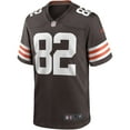 thumbnail image 2 of Men's Nike Ozzie Newsome Brown Cleveland Browns Game Retired Player Jersey, 2 of 4