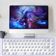 thumbnail image 1 of Kit de teclado intercambiable en caliente Teclado personalizado 5.0 compatible con Bluetooth (púrpura), 1 of 6