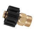 thumbnail image 1 of figatia High Pressure Cleaner Water Pipe Machine Water Outlet Adapter M22 Black, 1 of 9