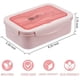 thumbnail image 3 of Cajas Bento para adultos - Fiambrera Bento de 1100 ML para niños con cuchara y tenedor - Tamaño perfecto y duradero para comidas para llevar, sin BPA y con materiales aptos para alimentos, 3 of 6