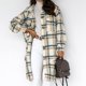 thumbnail image 1 of Puntoco, abrigo largo de mezcla de lana a cuadros para mujer, chaquetas de manga larga con botones, camisas informales de franela para novio, liquidación Puntoco Puntoco-8110, 1 of 6