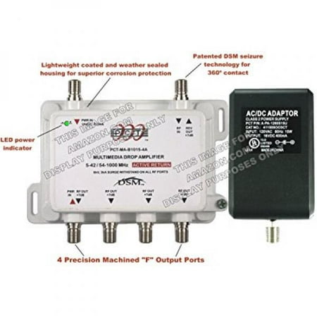 PCT 4-Port RF Signal Amplifer With Active Return