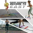 thumbnail image 3 of Yes4All Agility Ladder With Carry Bag, 12 Rungs, Rainbow, 3 of 8