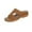 Brown, variant on Women's SlippersSummer Wedge Open Toe Slip-On Peep Toe Sandals Shoes for Women Beach Fashion Green 5.5