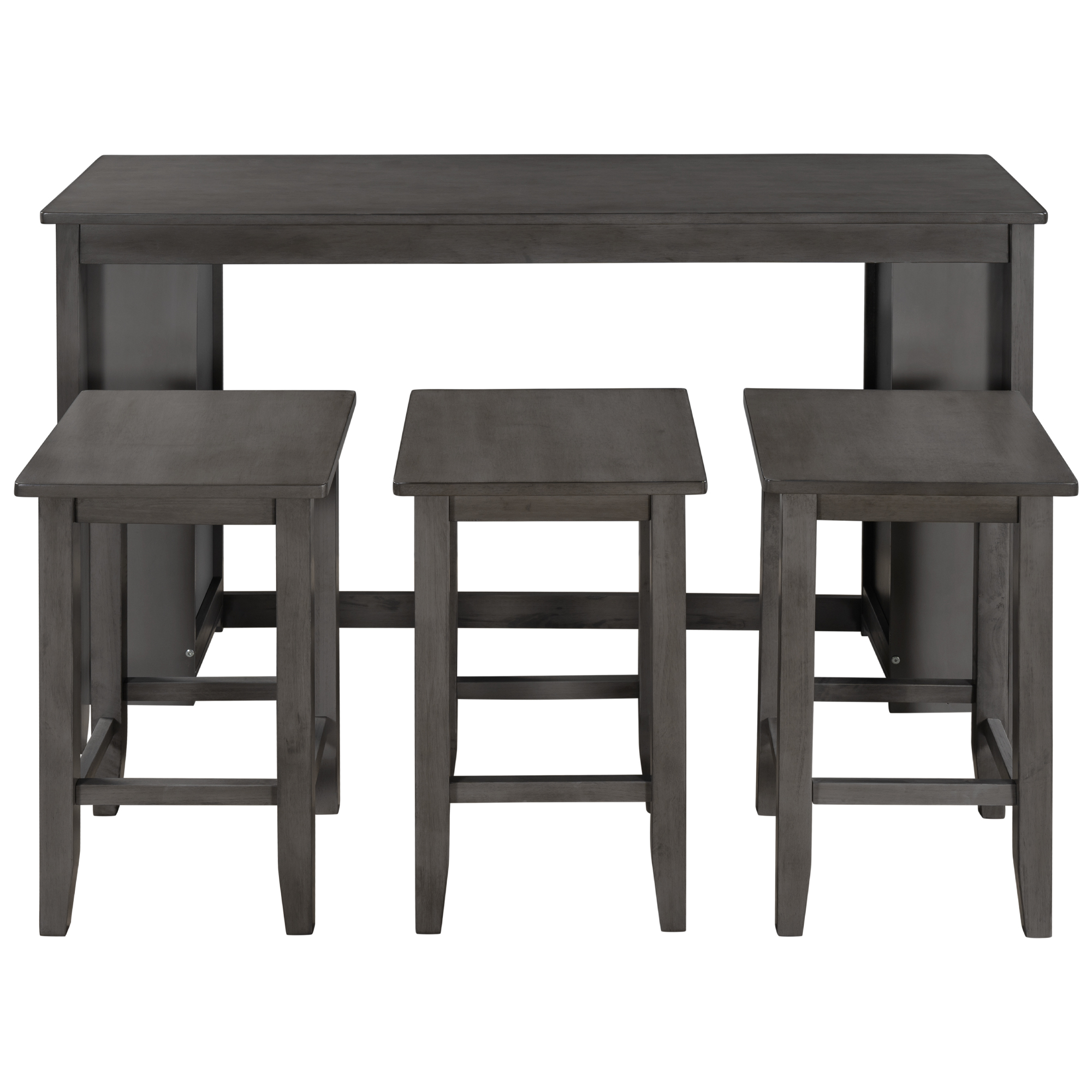 Buy Family Set Rustic Farmhouse Counter Height Wood 4Piece Kitchen