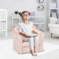 thumbnail image 2 of Costway Sofá para niños, sofá para niños con dibujo de cordero, complemento de decoración para niños para dormitorio salón, sillón para niños con estructura de madera resistente y respaldo cómodo, 2 of 3