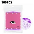 thumbnail image 2 of kurtrusly Eyelashes Extension Micro Applicator Brush Double-Headed Swab Cotton Microbrush Pink, 2 of 7