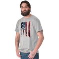thumbnail image 5 of American Flag Vertical Star Antique Tank Top T Shirts Men Women Brisco Brands S, 5 of 6