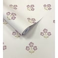 thumbnail image 5 of Neutral Mulberry Timeless Bloom Floral Print Non Woven Non-Pasted Textured Wallpaper 57 Sq. Ft., 5 of 5