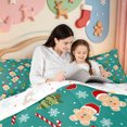 thumbnail image 4 of Manfei Christmas Kawaii Ball Full Size Comforter Sets,Traditional Farm Animal Cow Bedding Comforter Set,Xmas Reversible,3pcs,1 Comforter and 2 Pillowcases, 4 of 7