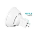 thumbnail image 3 of Luxrite MR16 LED Dimmable Spot Light Bulb 6.5W (50W Equivalent) 3000K Soft White, 500 Lumens, GU5.3, 16 Pack, 3 of 7