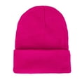 thumbnail image 5 of Qarigey Beanie Hats Gorros de punto Gorro ajustable Color caramelo Térmico Multifuncional A prueba de viento Accesorios para el cabello Rosa roja Rosa roja 2piezas Qarigey CBP264999, 5 of 5