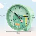 thumbnail image 2 of Reloj despertador para niños Yjmei, reloj despertador de viaje, reloj despertador de cuarzo de viaje pequeño y ligero, reloj despertador analógico silencioso, sin repetición, 2 of 5