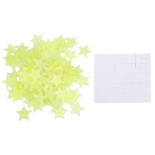 Etiqueta de la pared de la estrella, linda decoración de la pared de la etiqueta luminosa de la pared luminosa en forma de estrella muy recomendada