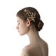 thumbnail image 3 of Perlas Rhinestone Side Hair Clip boda nupcial fiesta pelo joyería oro Sunnimix Boda nupcial pinza para el cabello, 3 of 8