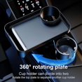 thumbnail image 4 of Adjustable Car Cup Holder Tray, Table Desk Car Cup Holder Expanded Meal Tray, 360 Degree Free Rotation For Enjoy Your Meal And Keep Clean, 4 of 5