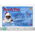 thumbnail image 3 of 5-1 tarjeta de Papá Noel con licencia de vuelo para la víspera de Navidad, regalo de Navidad para niños, decoración navideña para niños, 3 of 5