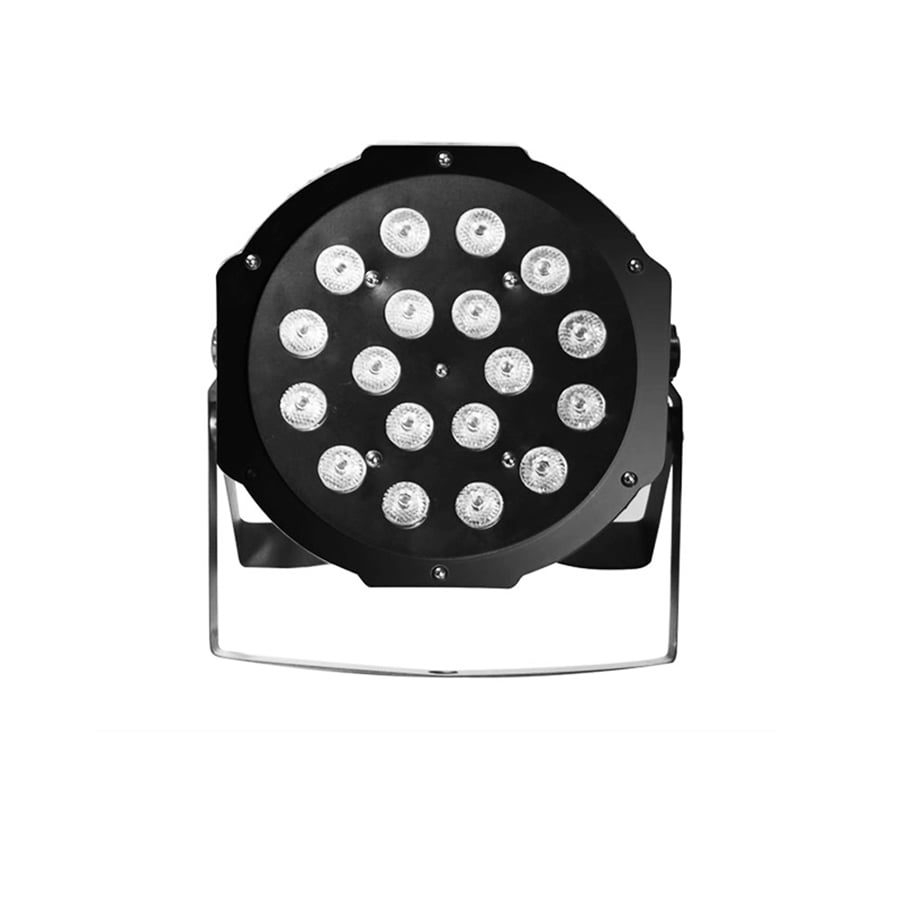 20Pcs 18LED RGB Polypropylene Par Lighting Suitable For DJ Disco Party Stage Dance Studio Performance