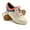 CREAM, variant on GJPBGK Women Tennis Shoes Leather Walking Sneakers for Women Comfortable Leather Sports Shoes for Work, Travel & Daily Wear